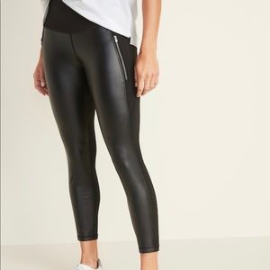 Old Navy Active Leather Leggings